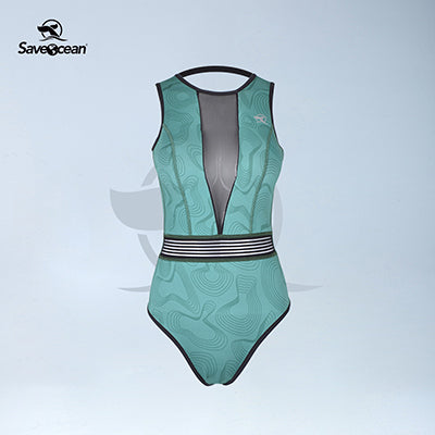 SLEEVLESS NYLON BIKINI "煙姿"