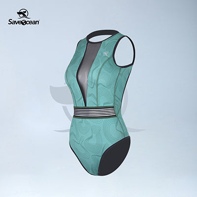 SLEEVLESS NYLON BIKINI "煙姿"