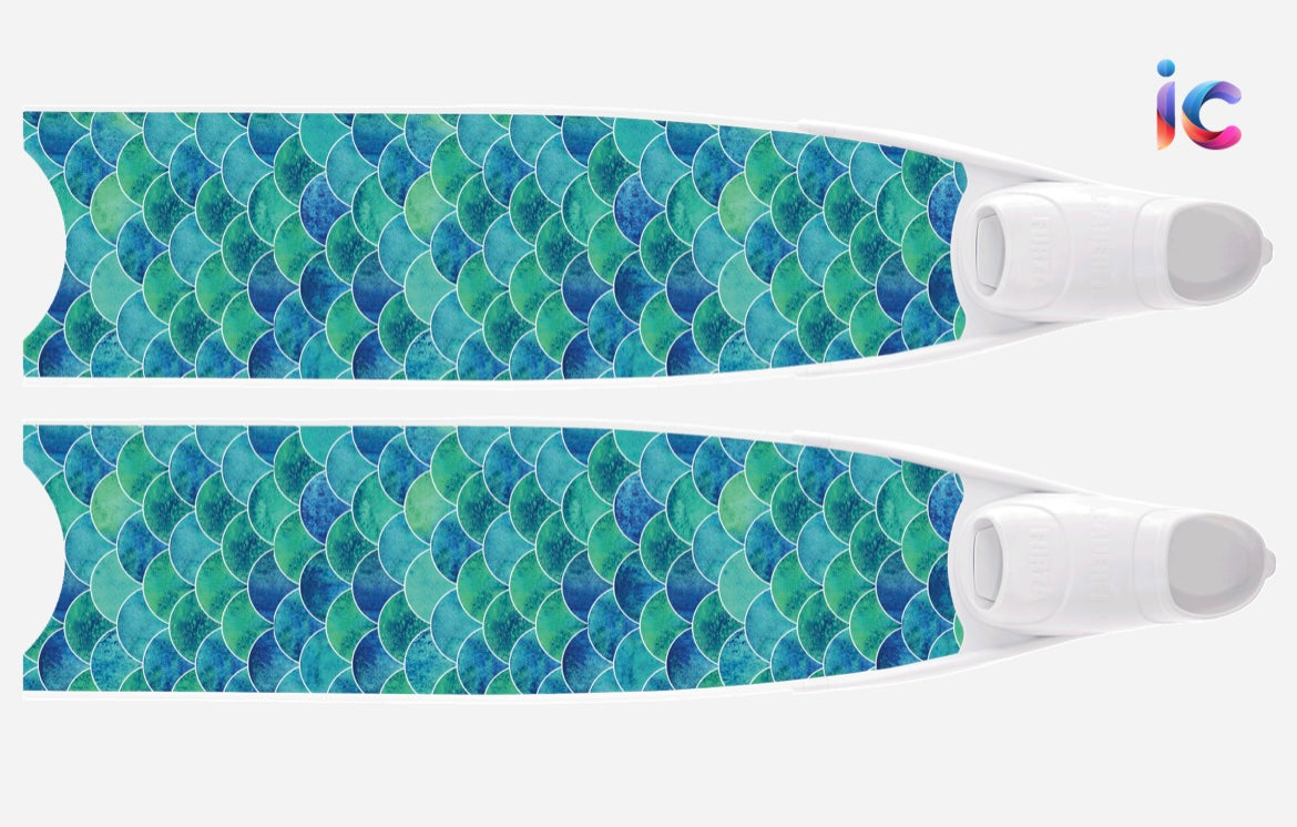 Mermaid Bright Blue Bi-FINS 2023