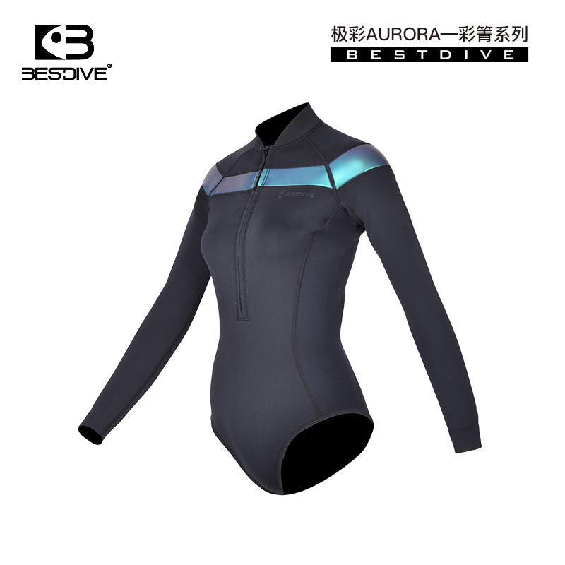 -AURORA COLLAGE- NYLON BODYSUIT