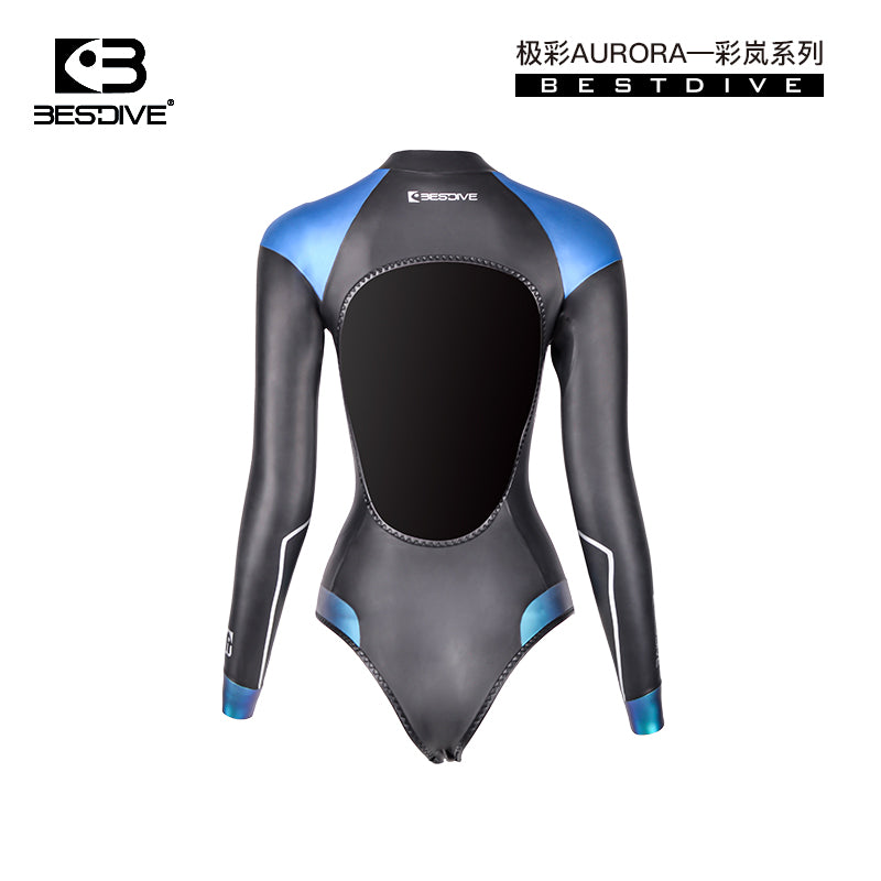 -AURORA COLLAGE- BICOLOR BODYSUIT