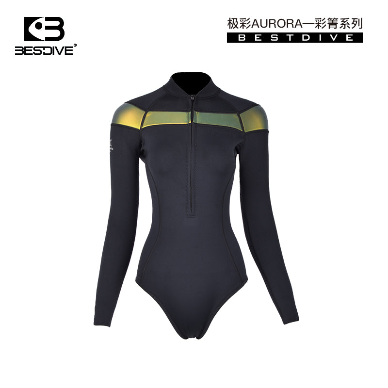 -AURORA COLLAGE- NYLON BODYSUIT
