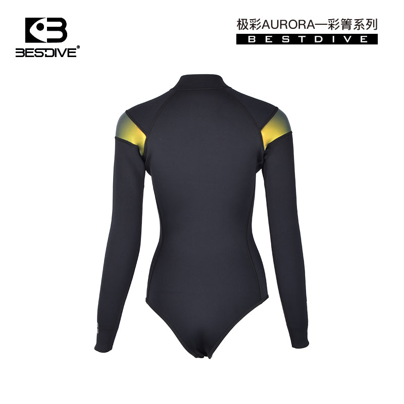 -AURORA COLLAGE- NYLON BODYSUIT