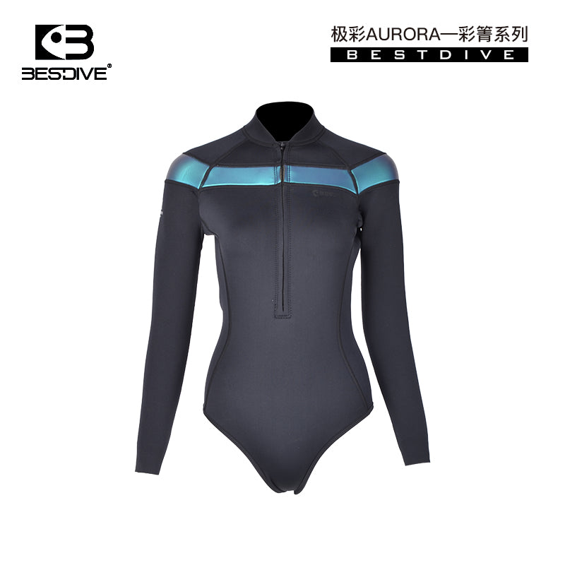 -AURORA COLLAGE- NYLON BODYSUIT