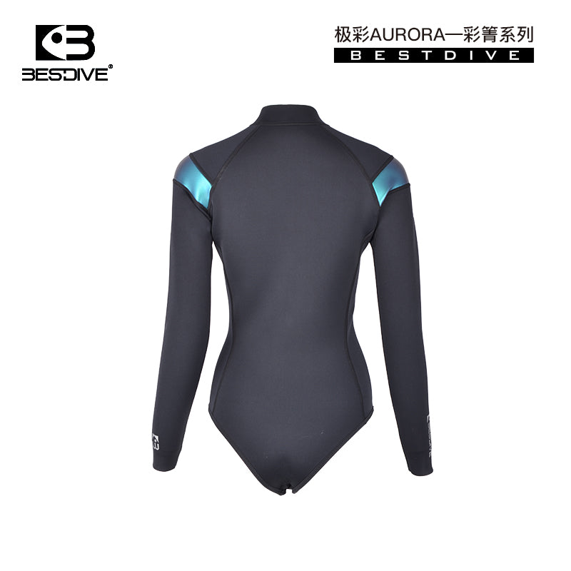 -AURORA COLLAGE- NYLON BODYSUIT