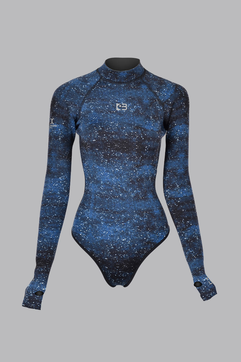 NYLON BODYSUIT MILKYWAY