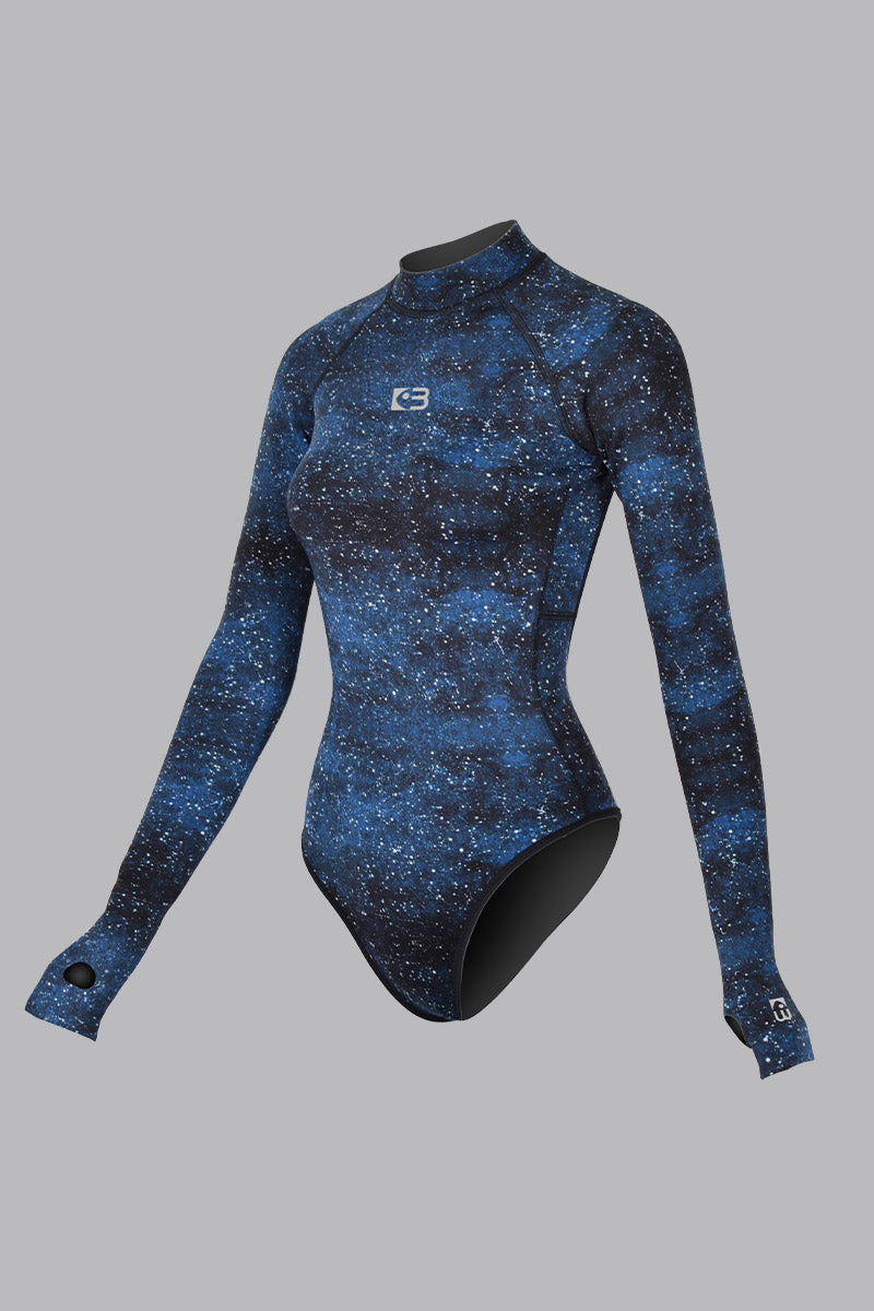 NYLON BODYSUIT MILKYWAY