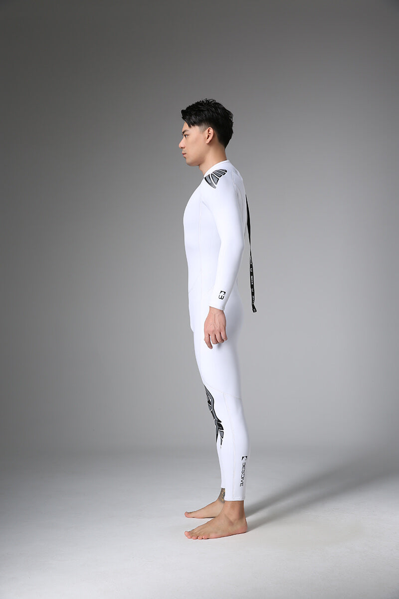 PEARLWHITE NYLON ジャンプスーツ MAN