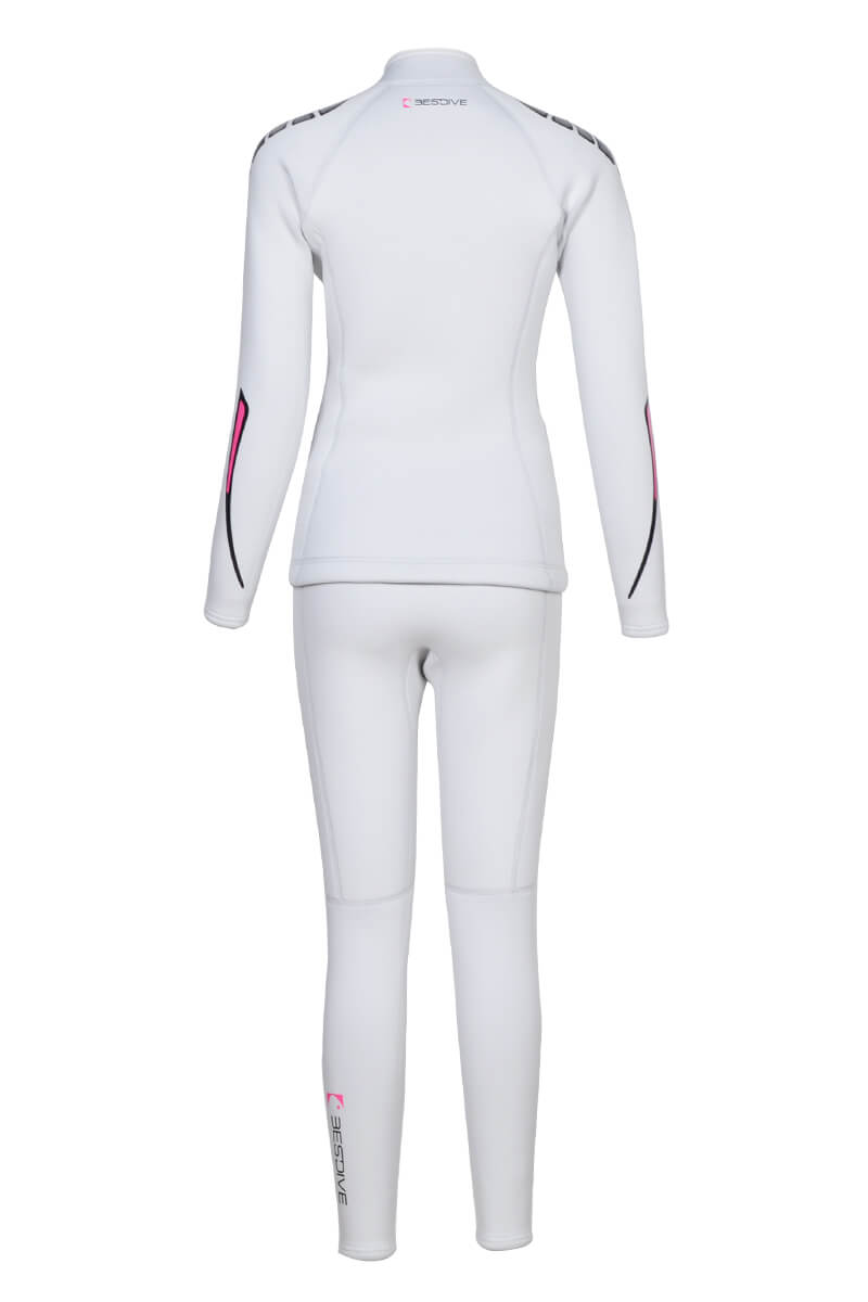 PEARLWHITE NYLON 2ピーススーツ WOMAN