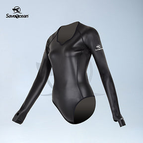 SA SKIN FRONT-ZIPPER DIAMOND CUT 2mm