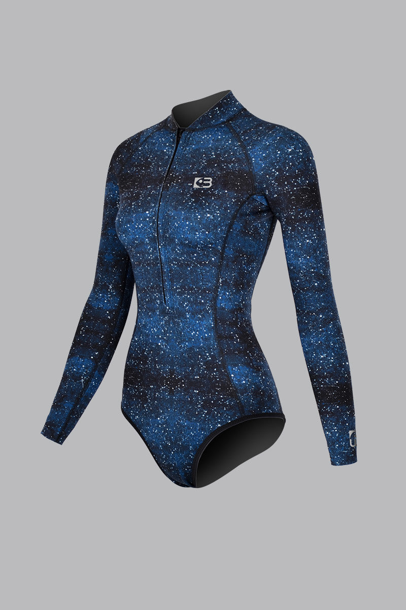 NYLON BODYSUIT MILKYWAY