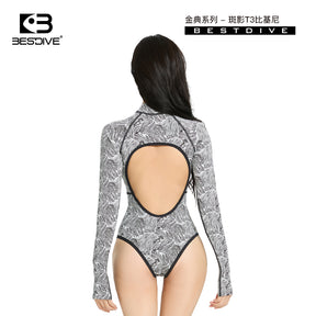 NYLON FUISION BODYSUIT RIPPLES