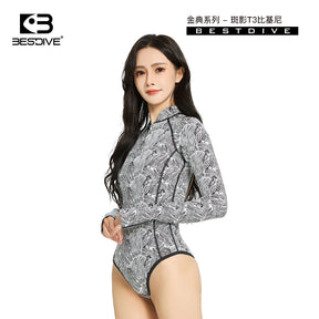 NYLON FUISION BODYSUIT RIPPLES