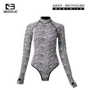 NYLON FUISION BODYSUIT RIPPLES